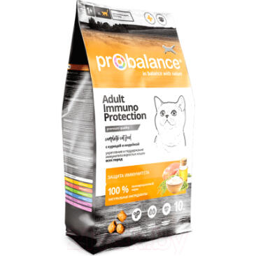 Корм в развес ProBalance Immuno для кошек Курица, Индейка 1кг