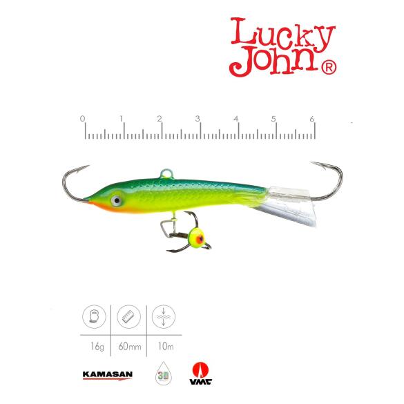 Балансир Lucky John CLASSIC 6 + тр. 60мм 29