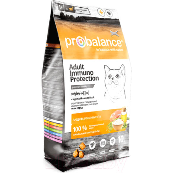 Корм в развес ProBalance Immuno для кошек Курица, Индейка 1кг