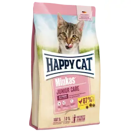 1,5кг Корм HAPPY CAT "Minkas Junior Care" 32/18 для котят