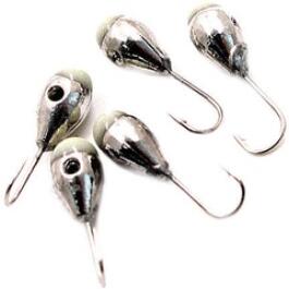 Мормышка вольфрамовая с отверстием ""Капля"" 3,5мм, никель, 0,48гр