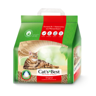 Наполнитель древесный Cat's Best Original 10л (4,3кг)