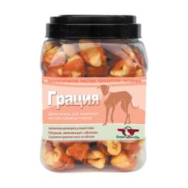 Лакомство в развес GreenQzin ГРАЦИЯ Гусь в яблоке, 1кг