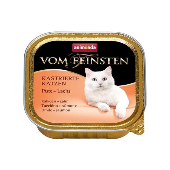 100гр Консервы Animonda Vom Feinsten Mildes Menu для взрослых кошек с Индейкой и форелью