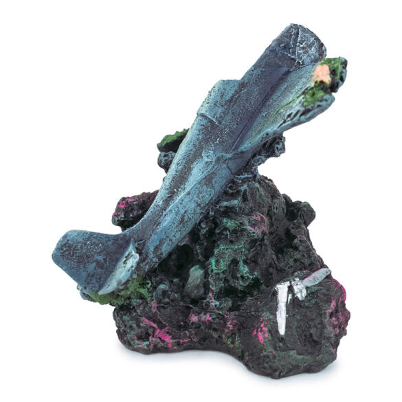 Декорация для аквариума Silver Berg Самолет 12*12*10cм, №704