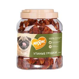 Лакомство в развес Мнямс для собак Утиные грудки, 1кг
