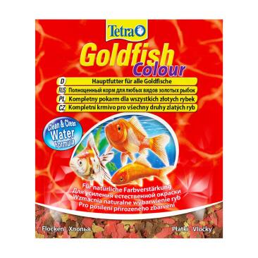 12гр Корм TETRA Goldfish Colour Хлопья для усиления естественного окраса золотых рыбок