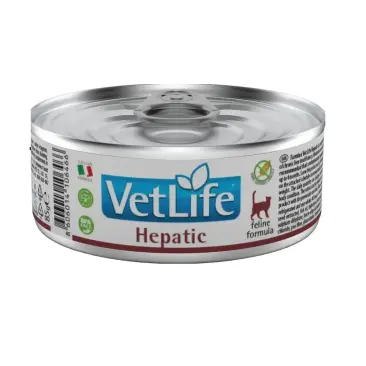 85гр Консервы Farmina Vet Life Natural Diet Cat Hepatic диета для кошек при заболеваниях печени, паштет