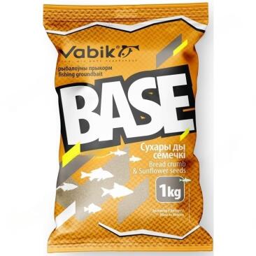 Прикормка VABIK BASE Сухари Семечки 1кг