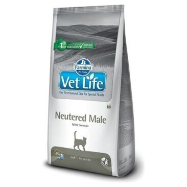10кг Корм Farmina Vet Life Cat Neutered Male диета для взрослых кастрированных котов