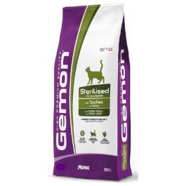 20кг Корм Gemon Cat Sterilized Adult для стерилизованных кошек с Индейкой