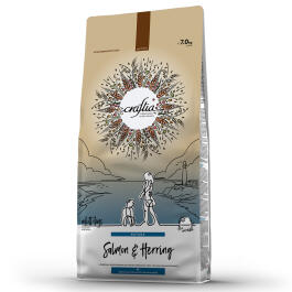 7кг Корм Craftia Natura Adult Medium&Large для взрослых собак средних и крупных пород из Лосося и сельди