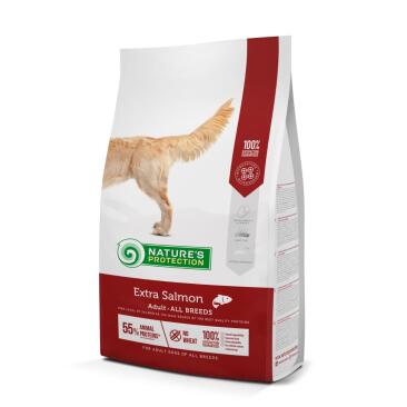 2кг Корм Nature's Protection NP Extra Salmon для собак всех пород с лососем