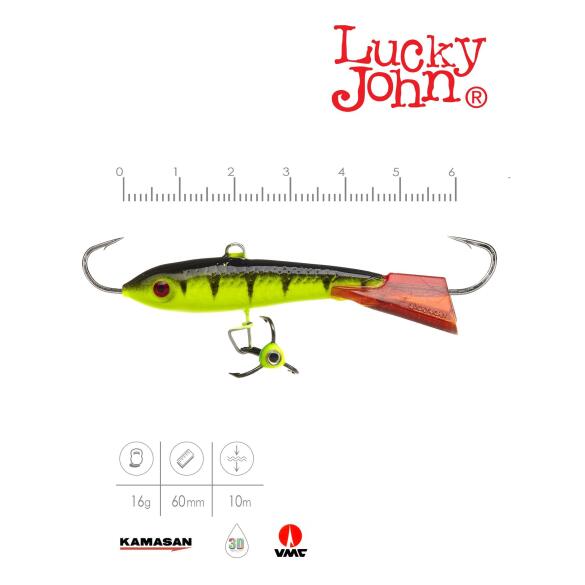 Балансир Lucky John CLASSIC 6 + тр. 60мм 31RT