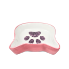 Миска Red Bow керамическая в виде мордочки (13,6*13,5*3 cм)