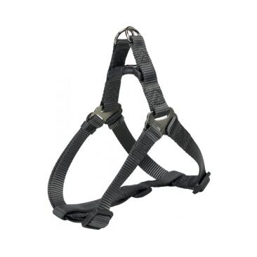 Шлея TRIXIE для собак Premium Harness XS-S 30-40см/10мм графит
