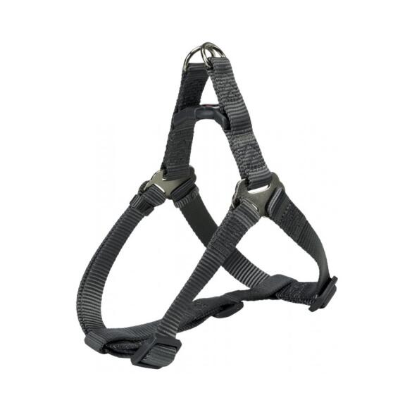 Шлея TRIXIE для собак Premium Harness XS-S 30-40см/10мм графит