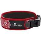 Ошейник HUNTER Collar Divo Reflect 45-55/L, Красный/серый