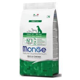 12кг Корм Monge Dog SP Maxi Puppy&Junior для щенков крупных пород c Курицей и рисом