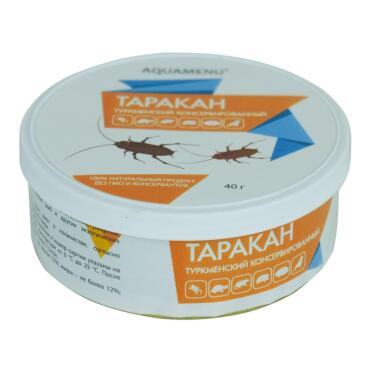 40гр Корм AQUAMENU Таракан Туркменский