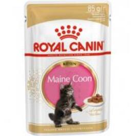 85гр Влажный корм ROYAL CANIN Maine Coon Kitten для котят породы Мэйн Кун до 15 месяцев, в соусе (пауч)