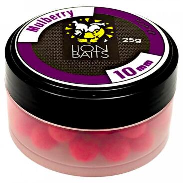Бойлы плавающие Lion Baits Pop-Up 10мм, Mulberry 25гр