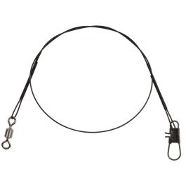 Поводок 1шт Стальной 1*7 нитей, застежка INTERLOCK, 9-13кг