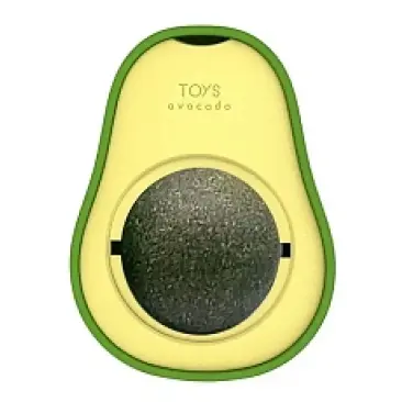Игрушка Papa&Mama Pet мятная для кошек "Авокадо", 4,6х6 см