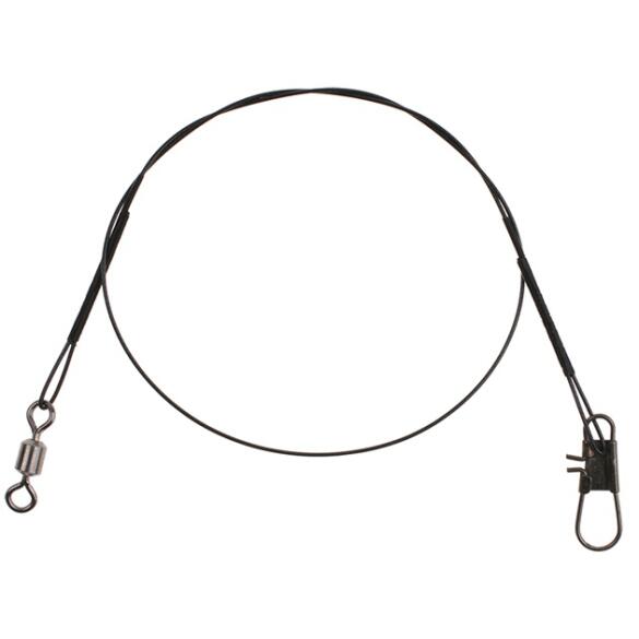 Поводок 1шт Стальной 1*7 нитей, застежка INTERLOCK, 9-13кг