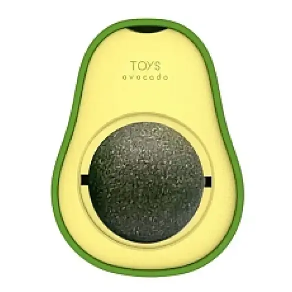 Игрушка Papa&Mama Pet мятная для кошек "Авокадо", 4,6х6 см