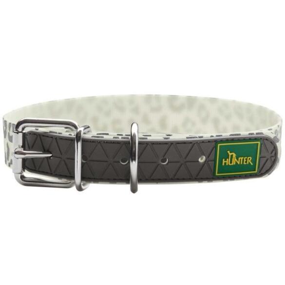 Ошейник HUNTER Collar Convenience Refl Glow 40/S, Леопард