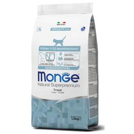 0,4кг Корм Monge Cat Monoprotein Kitten Trout Монопротеиновый для котят и беременных кошек с Форелью