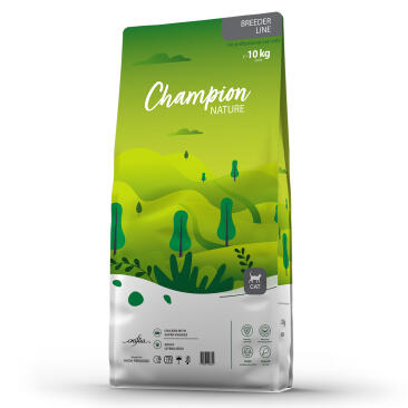 10кг Корм Craftia Craftia Champion Nature Premium Sterilized Cat для стерилизованных кошек с курицей и овощами