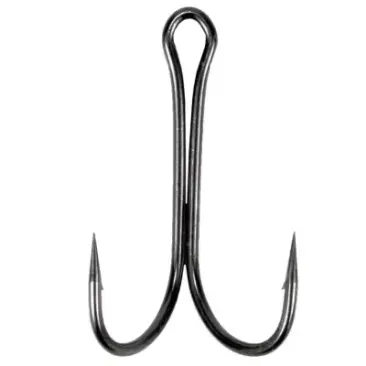 Крючок Namazu «Double Hook Long», размер 6 (INT), цвет BN, Двойник 1шт
