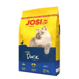 18кг Корм JosiCat Crispy Duck (Adult 27/9) полнорационный корм для взрослых кошек со вкусом Утки и Рыбы