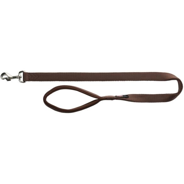 Поводок TRIXIE для собак Premium Leash, нейлон (M-L) 1м/20мм, мокко