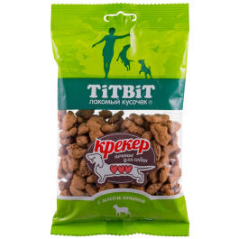 Лакомство TitBit для собак Крекер с мясом ягненка, 100г
