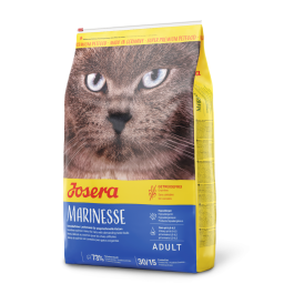 10кг Корм Josera Marinesse (Adult Sensitive 30/15) для кошек страдающих пищевой непереносимостью с Лососем, Рисом и Картофелем