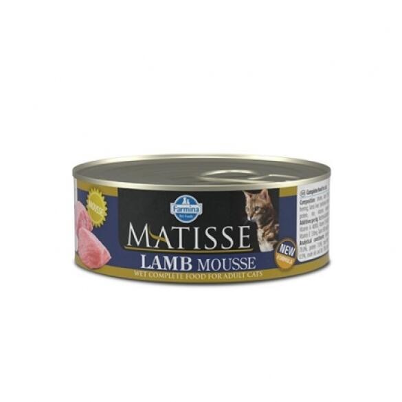 85гр Консервы Farmina Matisse Cat Mousse Lamb Мусс для кошек с Ягненком