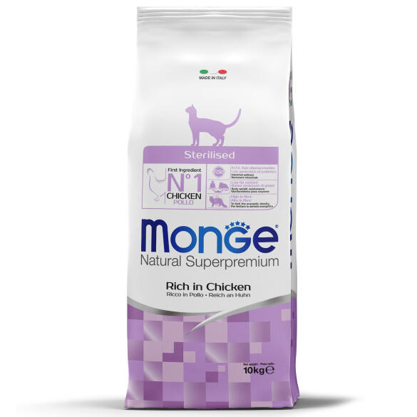 Корм в развес Monge Cat Sterilized для стерилизованных кошек с Курицей, 1кг