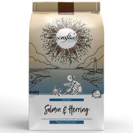 640гр Корм Craftia Natura Puppy Mini для щенков миниатюрных и мелких пород из Лосося с сельдью