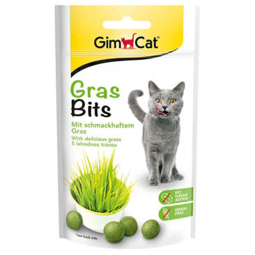 50гр Лакомство GIMCAT "GRASBITS"  для кошек с травой