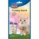 14г*5шт Лакомство TRIXIE Creamy Snacks для кошек, сливочная закуска,курица без глютена и сахара