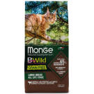 1,5кг Корм Monge Cat Bwild Grain Free Large Breed BUFFALO / POTATOES беззерновой для котят и взрослых кошек крупных пород с Буйволом и картофелем