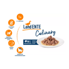 85гр Влажный корм Happy Cat Culinary Meat in Sauce LandEnte полнорационный беззерновой для стерилизованных кошек с мясными кусочками Утки в соусе