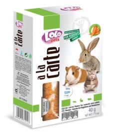 40гр Лакомство Морковные хлопья Lolo Pets A la Carte для грызунов