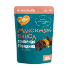 85гр Корм Мнямс "Максимум вкуса" для собак томленая говядина