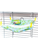 Гамак подвесной из фетра Bambini Pets "Квадратный спальный мешок" для грызунов и хорьков, 25*25см