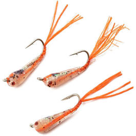 Мормышка ЯМАН "Малек пыздрик" оранжевая, 0,15 г