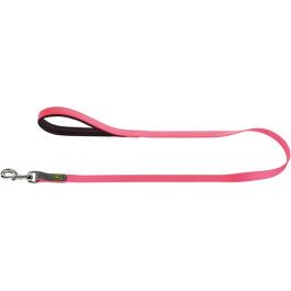 Поводок HUNTER Leash Convenience 20/120мм, Неоновый розовый
